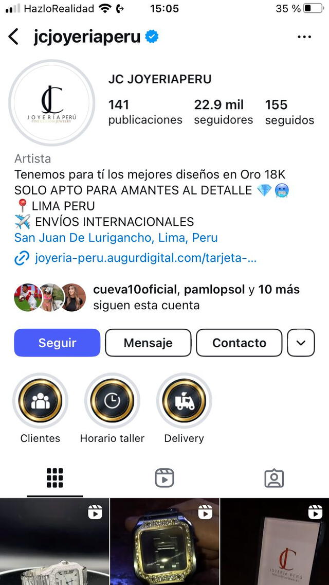  ¿La joyería favorita de Pamela López? 