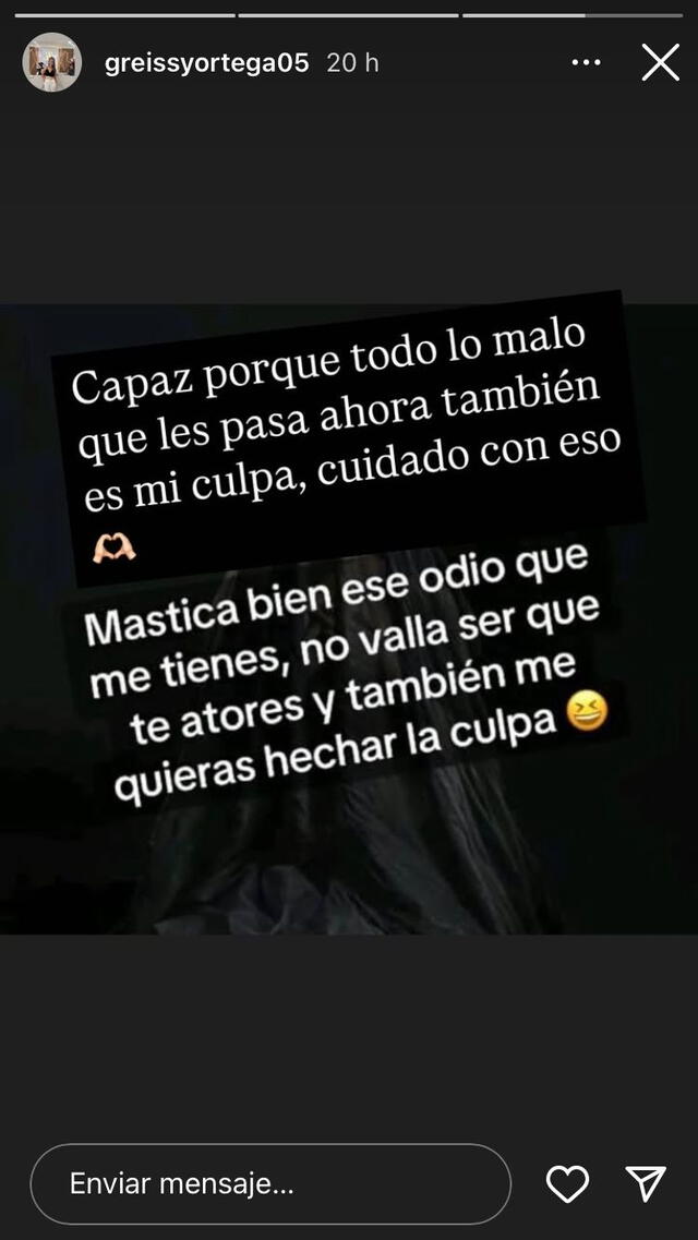 Greissy Ortega ARREMETE tras duras palabras de Milena Zárate por exponer su infidelidad a Edwin Sierr Greissy Ortega ARREMETE tras duras palabras de Milena Zárate por exponer su infidelidad a Edwin Sierr