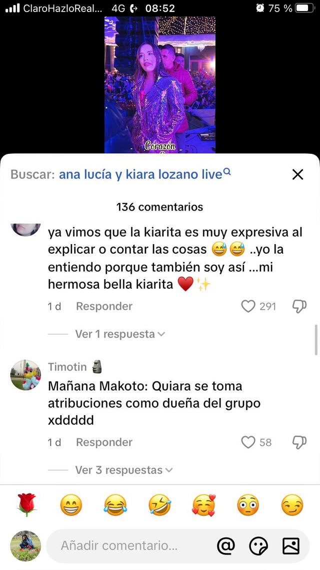 Filtran video de Kiara Lozano 'exaltada' con músicos de Corazón Serrano Filtran video de Kiara Lozano 'exaltada' con músicos de Corazón Serrano