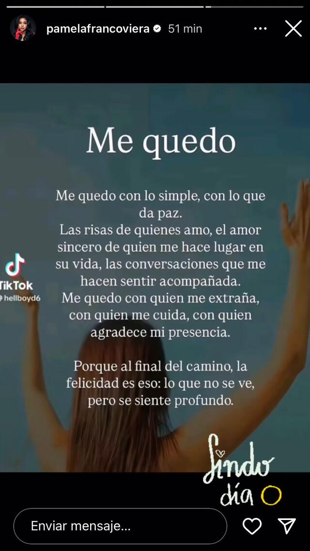  Christian Cueva y Pamela Franco lanzan potentes indirectas tras disculpas a Pamela López    