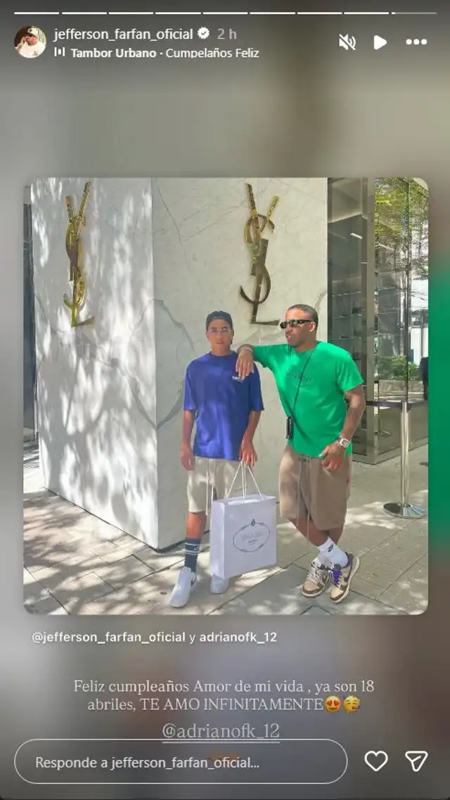  Hijo de Jefferson Farfán y Melissa Klug ya es mayor de edad y ambos lo celebran emocionados 