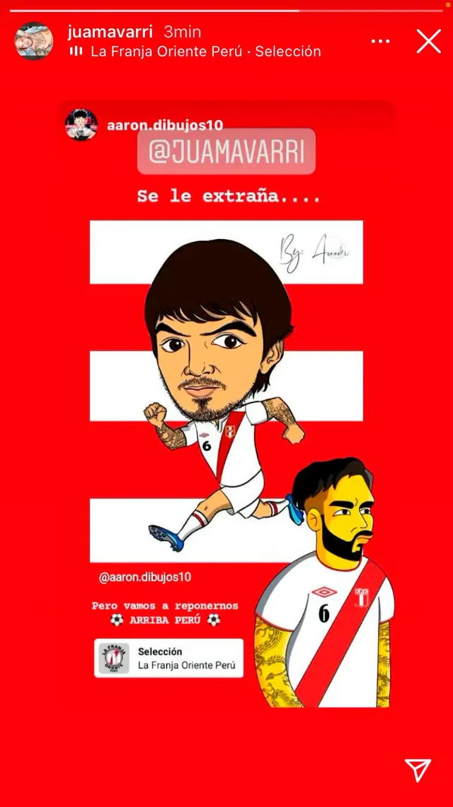 Juan Manuel Vargas formó parte de los 4 fantásticos de la selección peruana. | FUENTE: Instagram.   