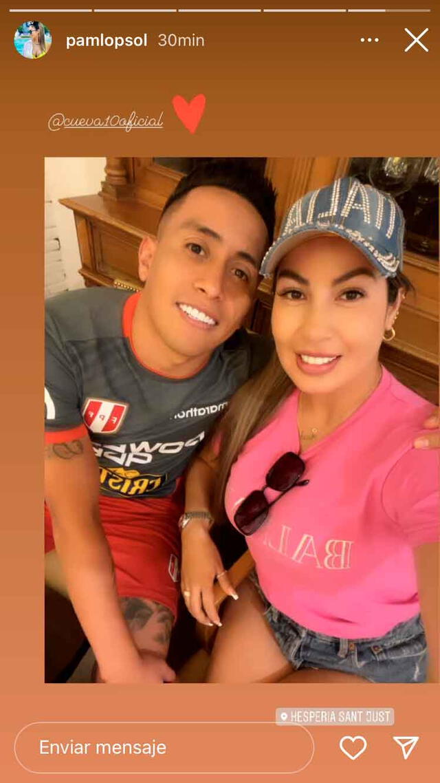 Pamela López se reencontró con Christian Cueva. / FUENTE: Instagram.   