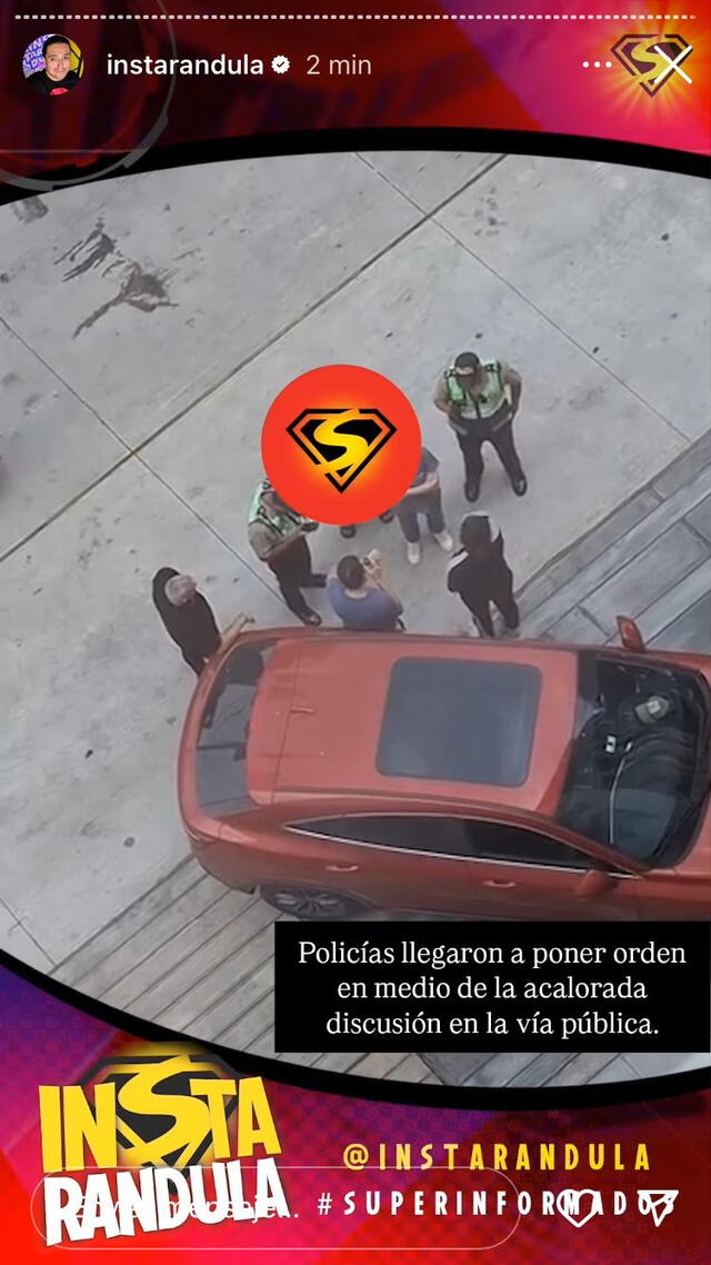 Policía llegó al lugar de la pelea Policía llegó al lugar de la pelea