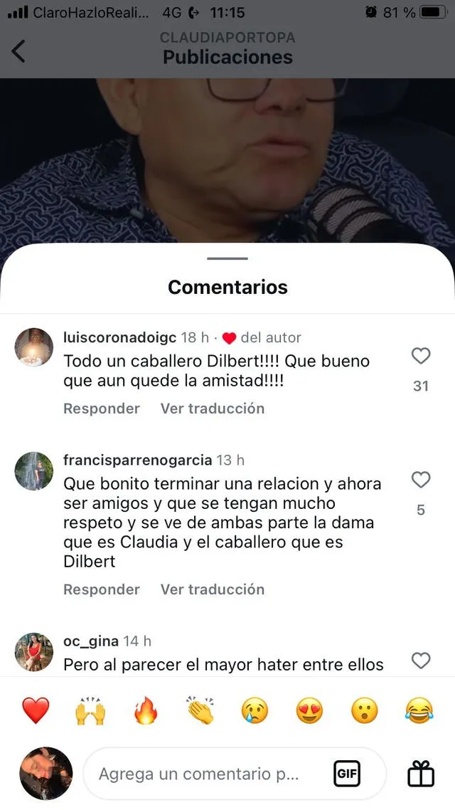 Claudia Portocarrero rompe su silencio sobre encuentro con Dilbert Aguilar Claudia Portocarrero rompe su silencio sobre encuentro con Dilbert Aguilar