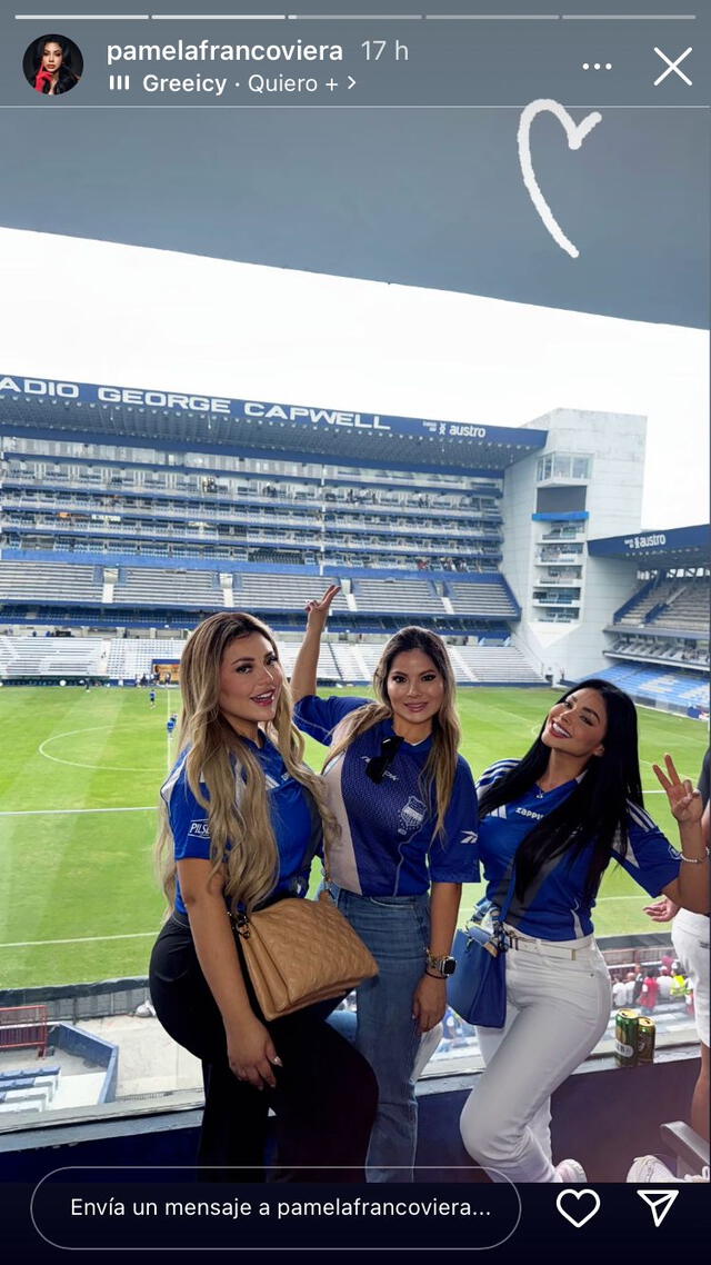  Christian Cueva oficializa a Pamela Franco en Ecuador ante esposas de futbolistas 