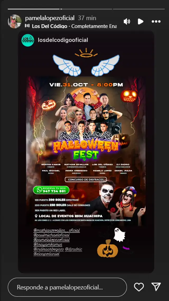  Pamela López reaparece tras confirmarse infidelidad de Christian Cueva con Nadeska Widauski 