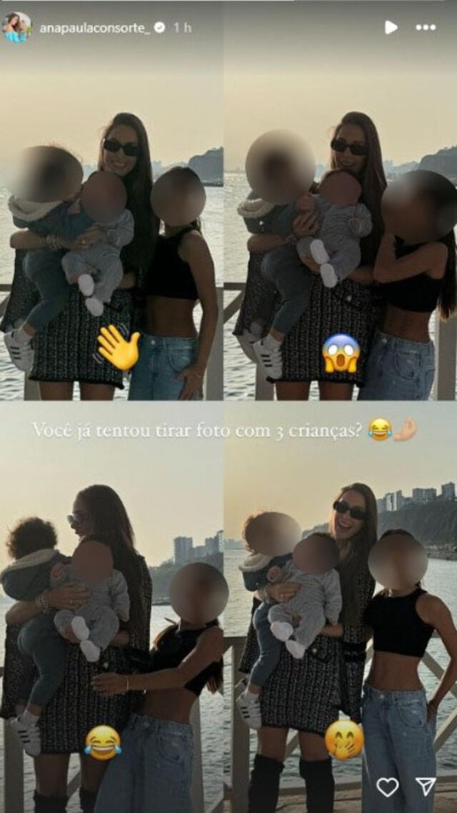Ana Paula Consote muestra foto con sus hijos ¿Y Paolo Guerreero?