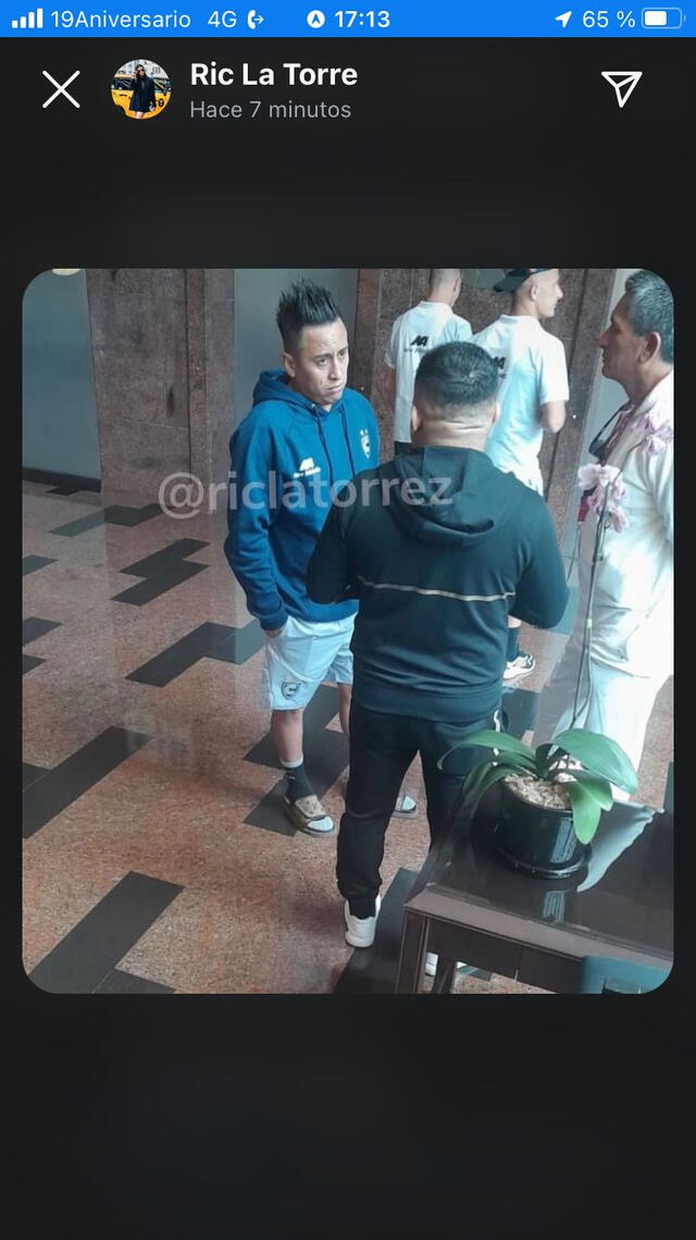 Christian Cueva: Difunden imagen inédita del futbolista cuando se enteró que estaba fuera de Cienciano.