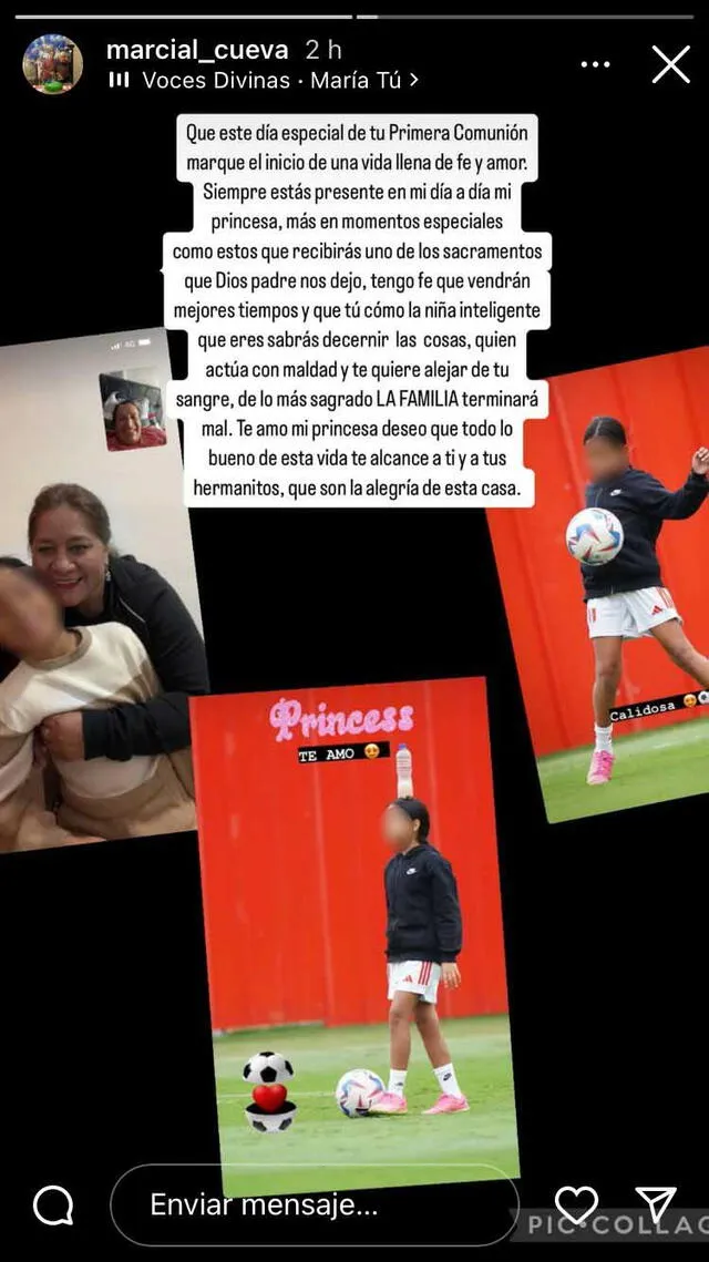  Hermano de Christian Cueva se pronuncia sobre primera comunión de su sobrina 