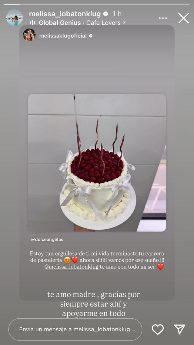 Melissa Lobatón culmina su prestigiosa carrera profesional y 'Chalaca' celebra Melissa Lobatón culmina su prestigiosa carrera profesional y 'Chalaca' celebra