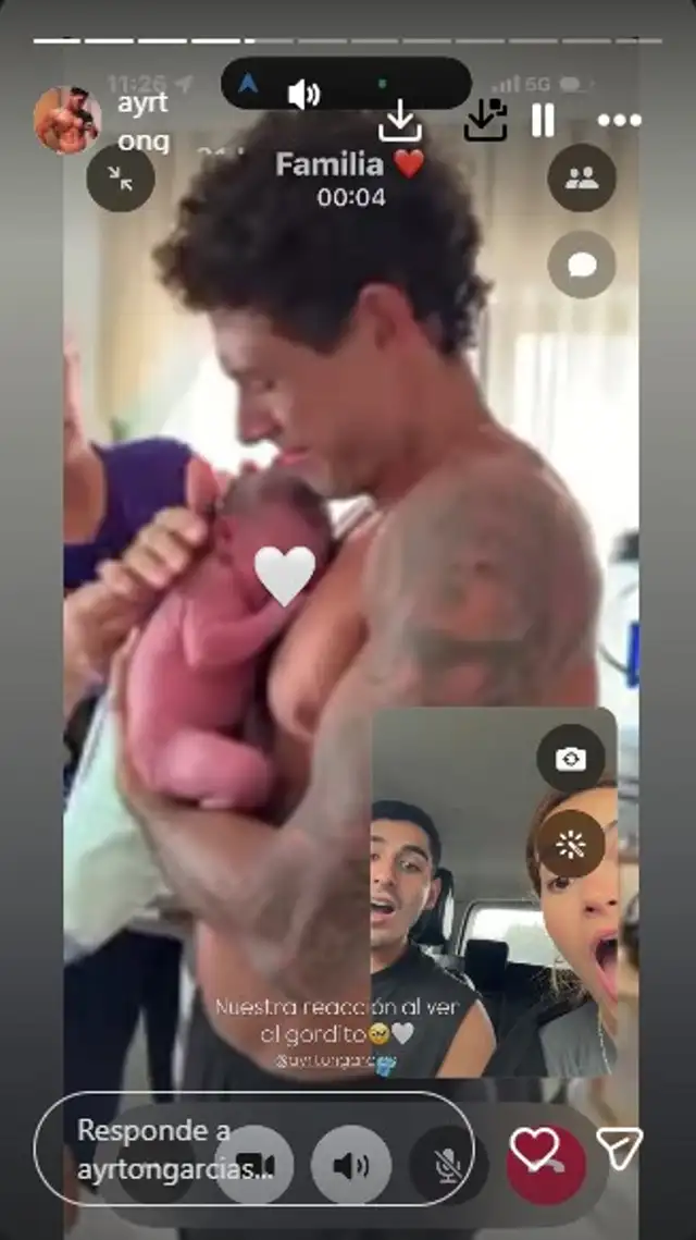 ¡SE LE CAYERON LAS LÁGRIMAS! Hermano de Hugo García queda en SCHOCK total al conocer por primera vez a su sobrino Koa: 