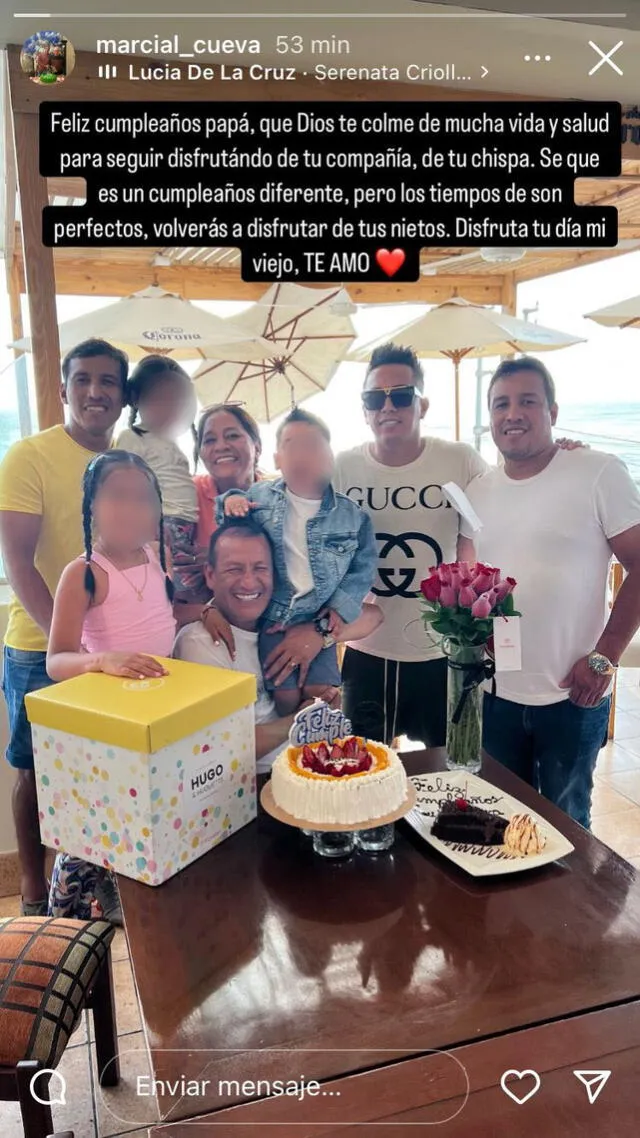  Padre de Christian Cueva pasa su primer cumpleaños sin sus nietos 