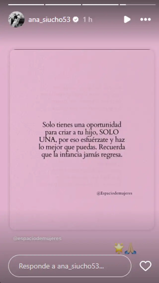  Ana Siucho reaparece con fuerte mensaje tras ampay de Edison Flores con otra mujer 