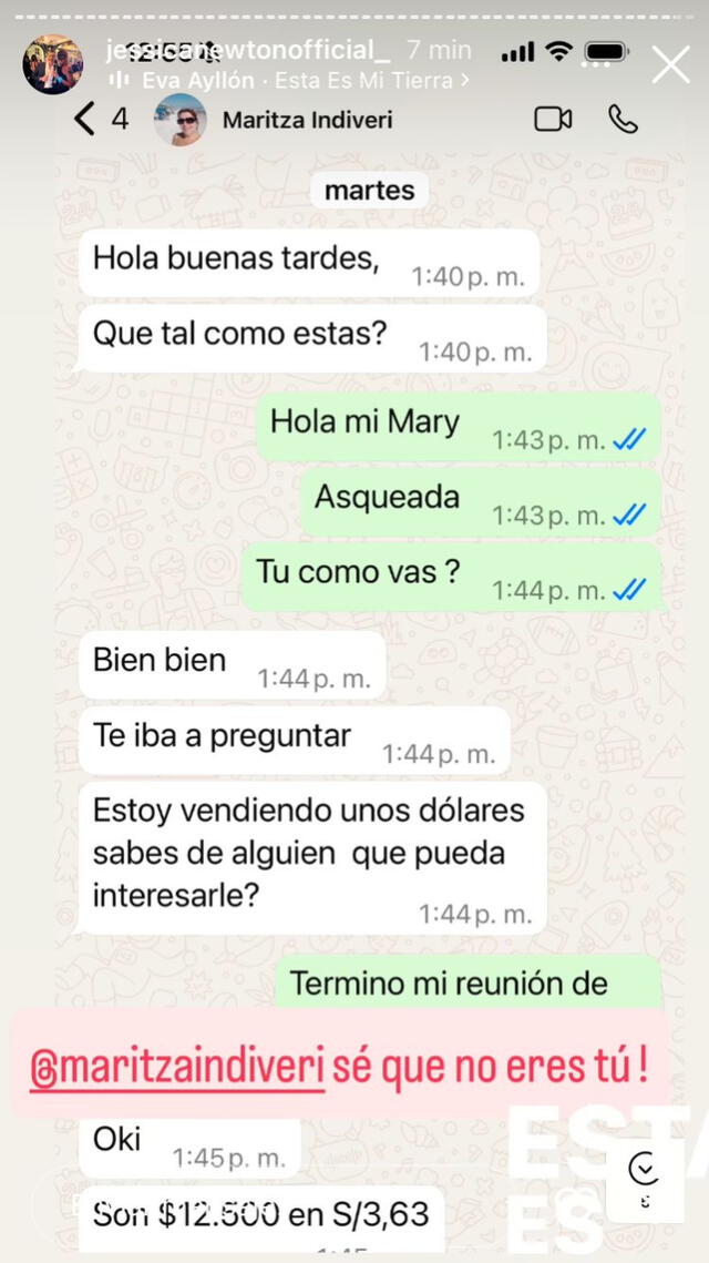 Jessica Newton hace FUERTE DENUNCIA y MUESTRA CHATS tras revelarse que habló con Magaly Medina