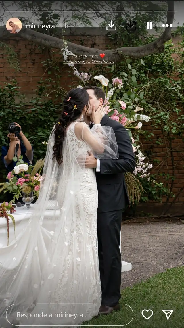 Mafer Neyra, ex de Hugo García, SE CASÓ con Ernesto Cabieses en EMOTIVA ceremonia tras 5 AÑOS de relación: Así fue su boda de ENSUEÑO