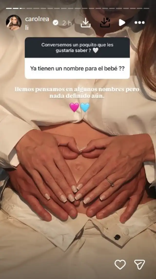 'Cachaza' emociona a todos al confesar el nombre de su bebé con André Bankoff: 