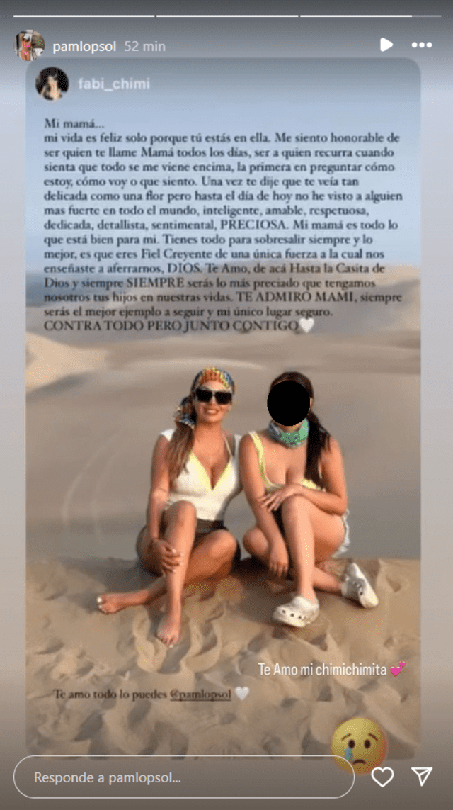 Pamela López y su emotiva publicación tras confirmarse que Christian Cueva y Pamela Franco estuvieron juntos.  