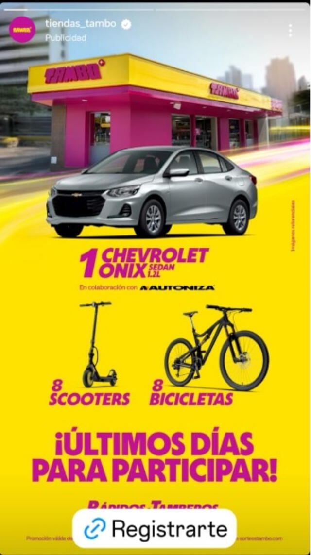 Participa del gran sorteo de Tambo. Participa del gran sorteo de Tambo.