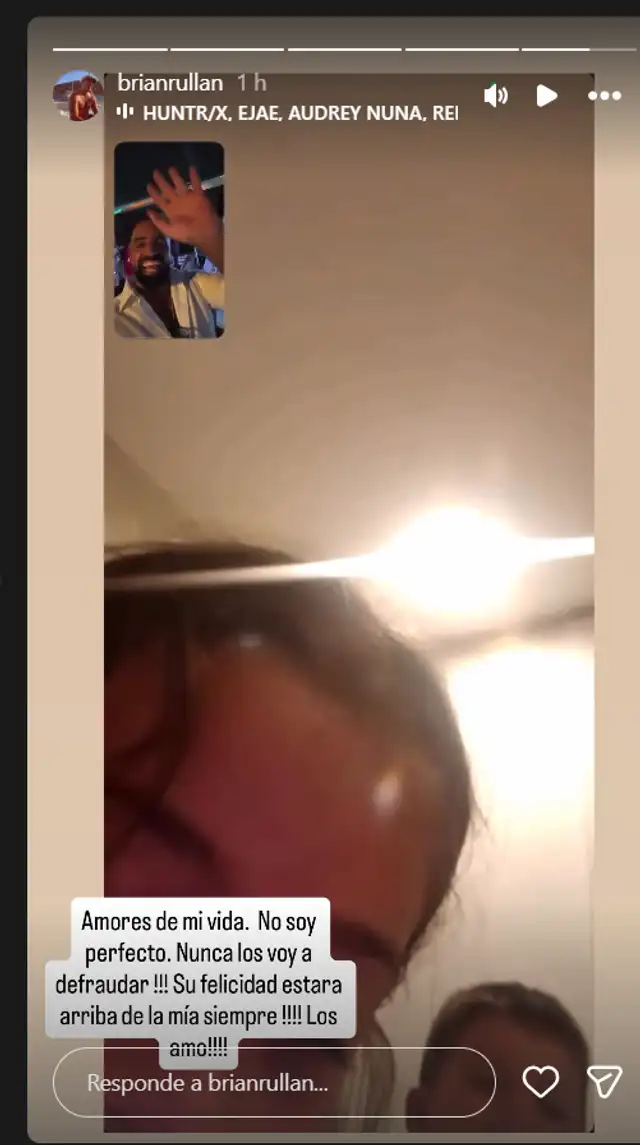 Brian Rullan envía mensaje tras imágenes donde se ve a Laura Spoya con otro jovencito. Foto: Instagram.   