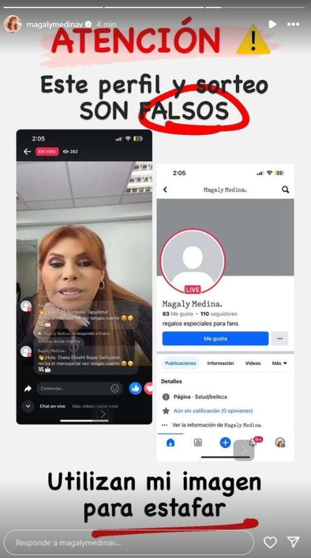 Magaly Medina sorprendió al hacer fuerte denuncia en sus redes.