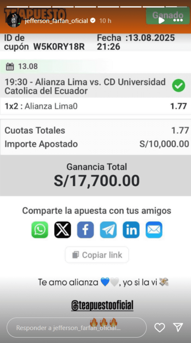  Jefferson Farfán tiene impensada 'reacción' tras declaraciones de Samahara Lobatón 