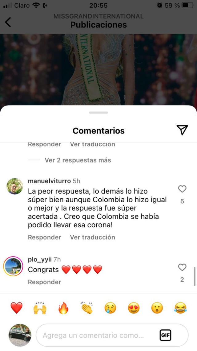 Usuarios colombianos critican a Luciana Fuster.