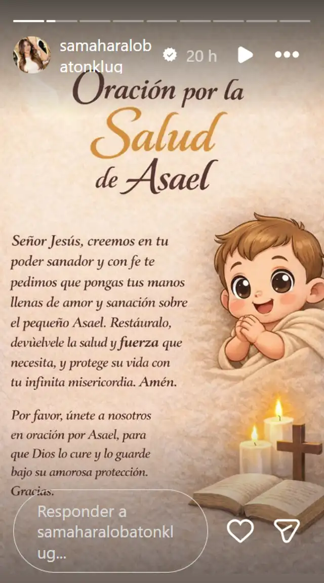 Samahara Lobatón y su bebé en UCI