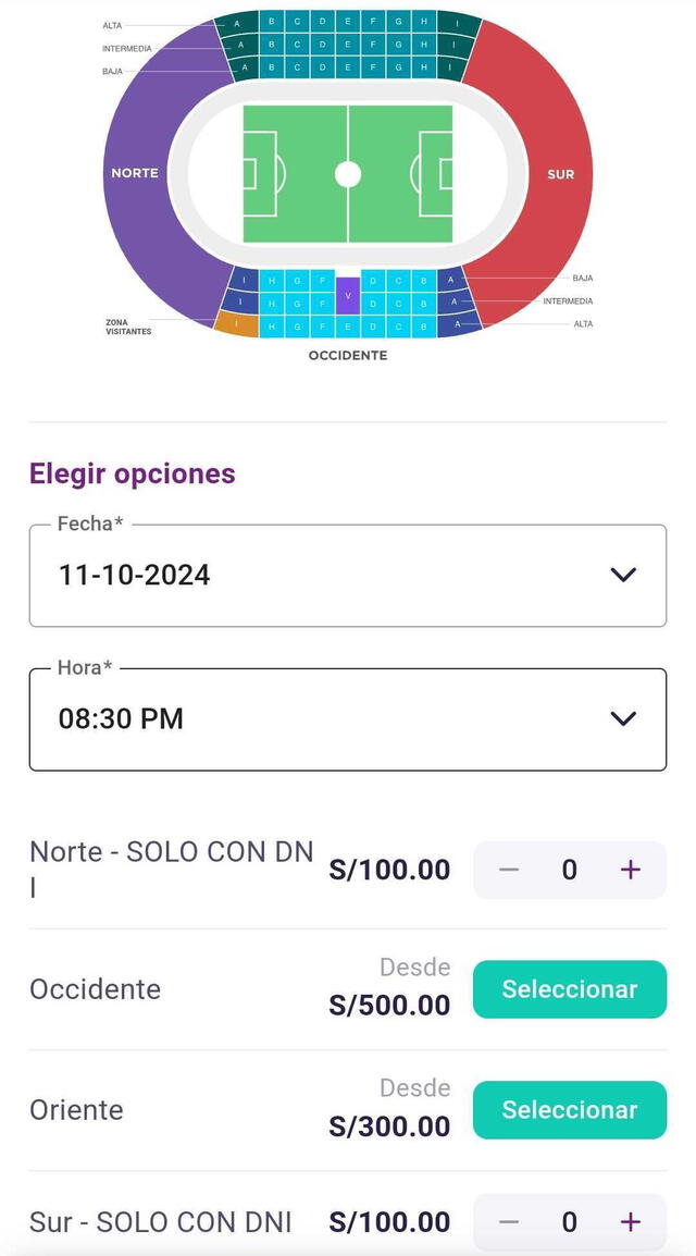 Los costos de los tickets van desde los 100 soles. 