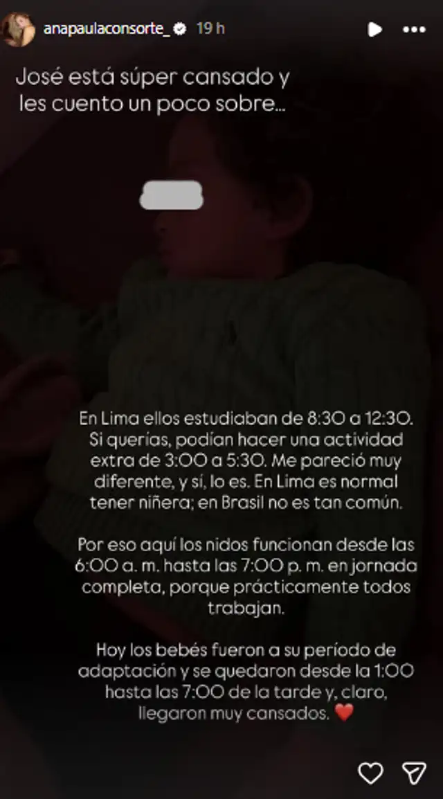 Ana Paula Consorte cambió de colegio a sus hijos.