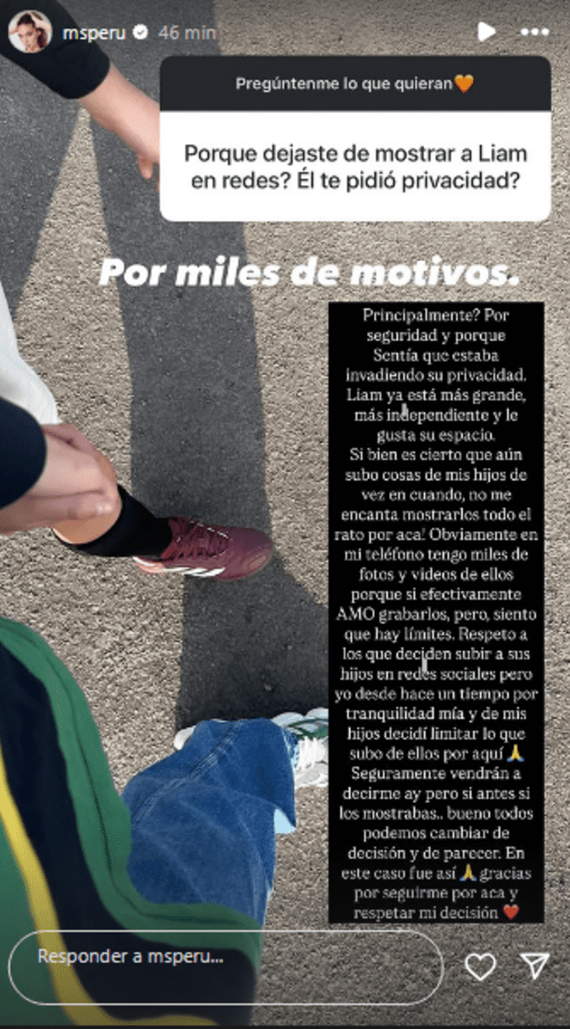 <em>Natalie Vértiz decidió no exponer más a su hijo mayor. Captura: Instagram </em> <em>Natalie Vértiz decidió no exponer más a su hijo mayor. Captura: Instagram </em>