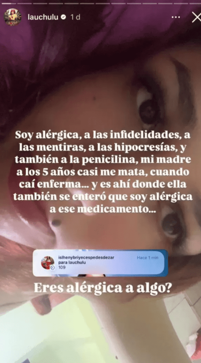  'La Uchulú' casi pierde la vida con medicamento 