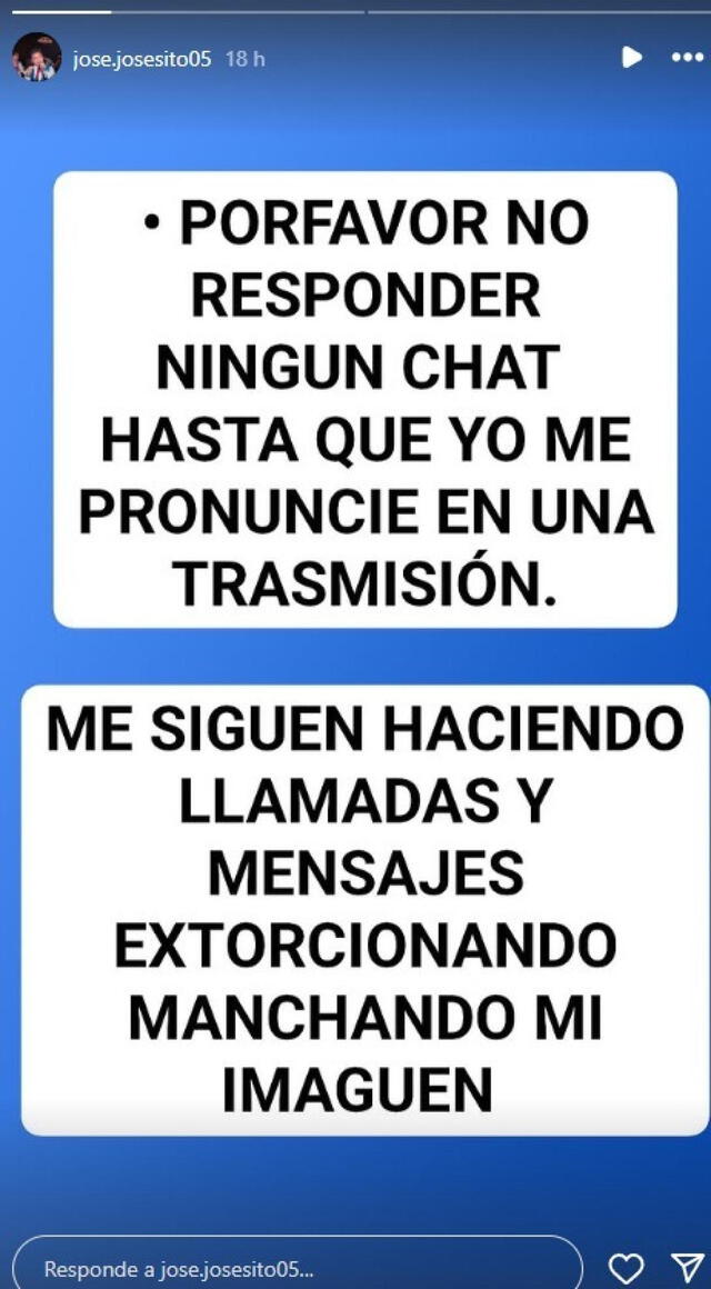 <strong> El animador de La bella luz compartió un alarmante mensaje en su cuenta de Instagram</strong>   