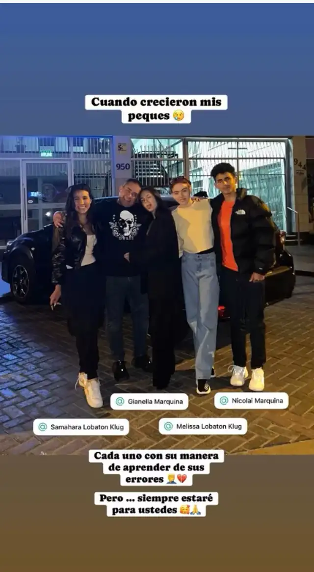  Papá de Gianella Marquina dedica emotiva publicación a Samahara Lobatón tras agresión de Bryan Torres 