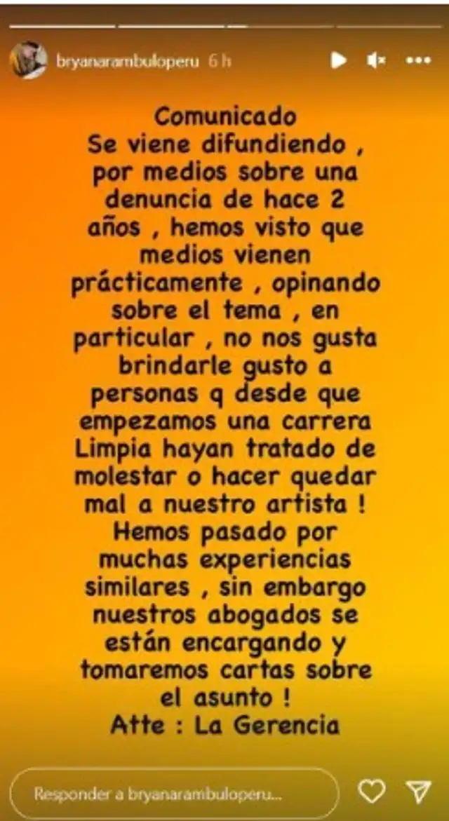 Respuesta de Bryan Arámbulo.