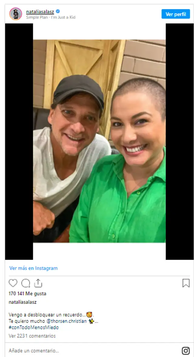 Natalia Salas y su encuentro con Christian Thorsen.