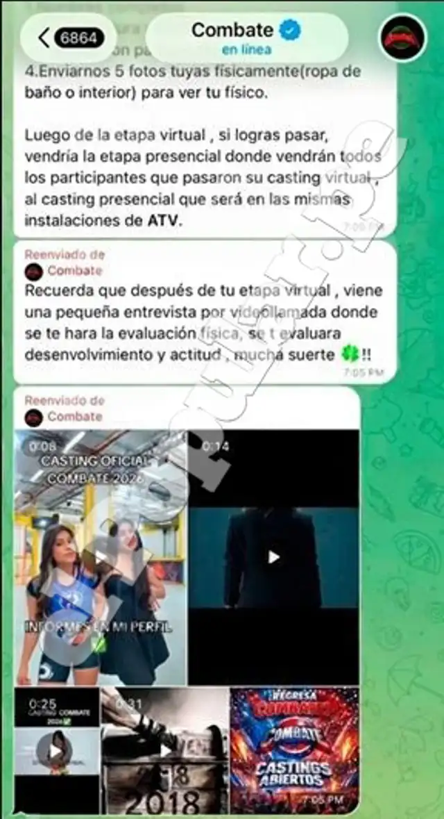 ¡ALERTA TOTAL! ATV denuncia falso casting de 'Combate' y ADVIERTE sobre estafadores que engañan con SUPUESTO regreso del programa ¡ALERTA TOTAL! ATV denuncia falso casting de 'Combate' y ADVIERTE sobre estafadores que engañan con SUPUESTO regreso del programa