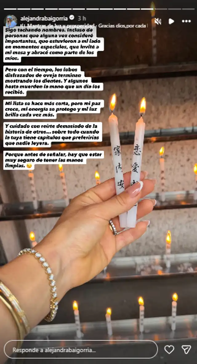 Alejandra Baigorria lanza desgarrador mensaje tras presunto acoso de su hermano hacia Pamela López Alejandra Baigorria lanza desgarrador mensaje tras presunto acoso de su hermano hacia Pamela López