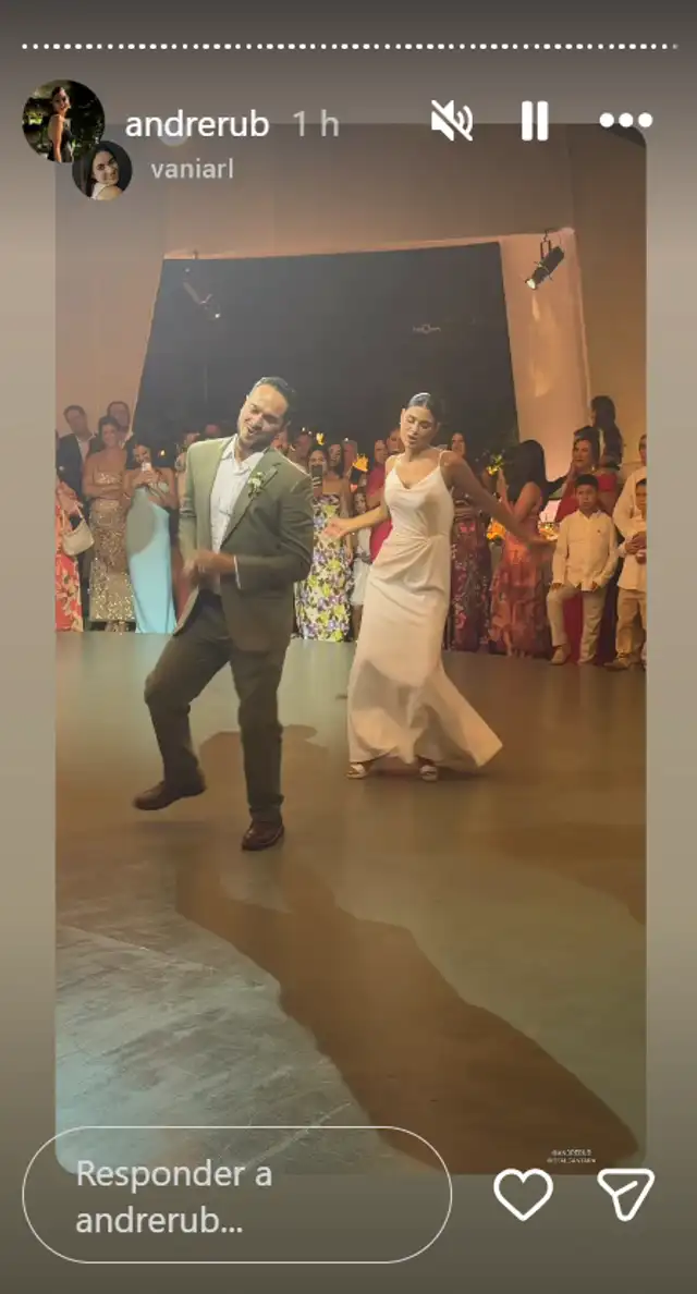 Filtración revela nuevos momentos de la boda del hijo mayor de Carlos Alcántara y Andrea Rubini  