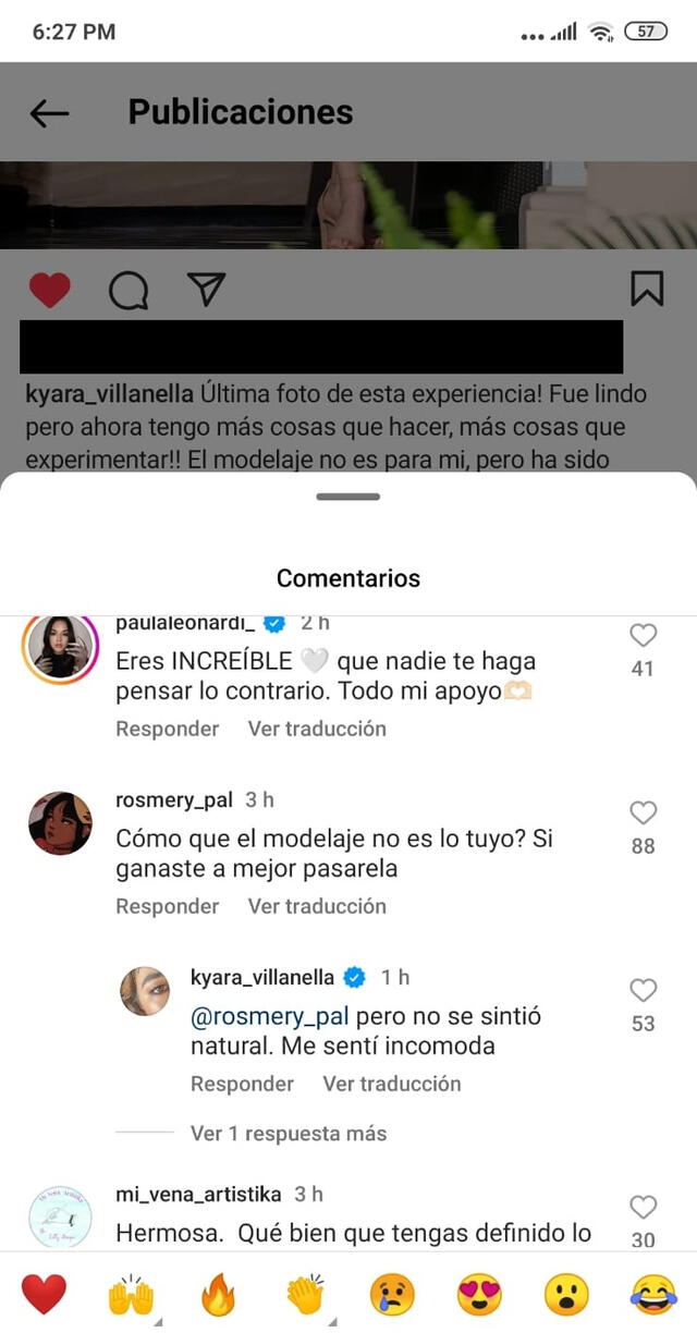 Kyara Villanella hace aclaración tras decirle adiós al modelaje.