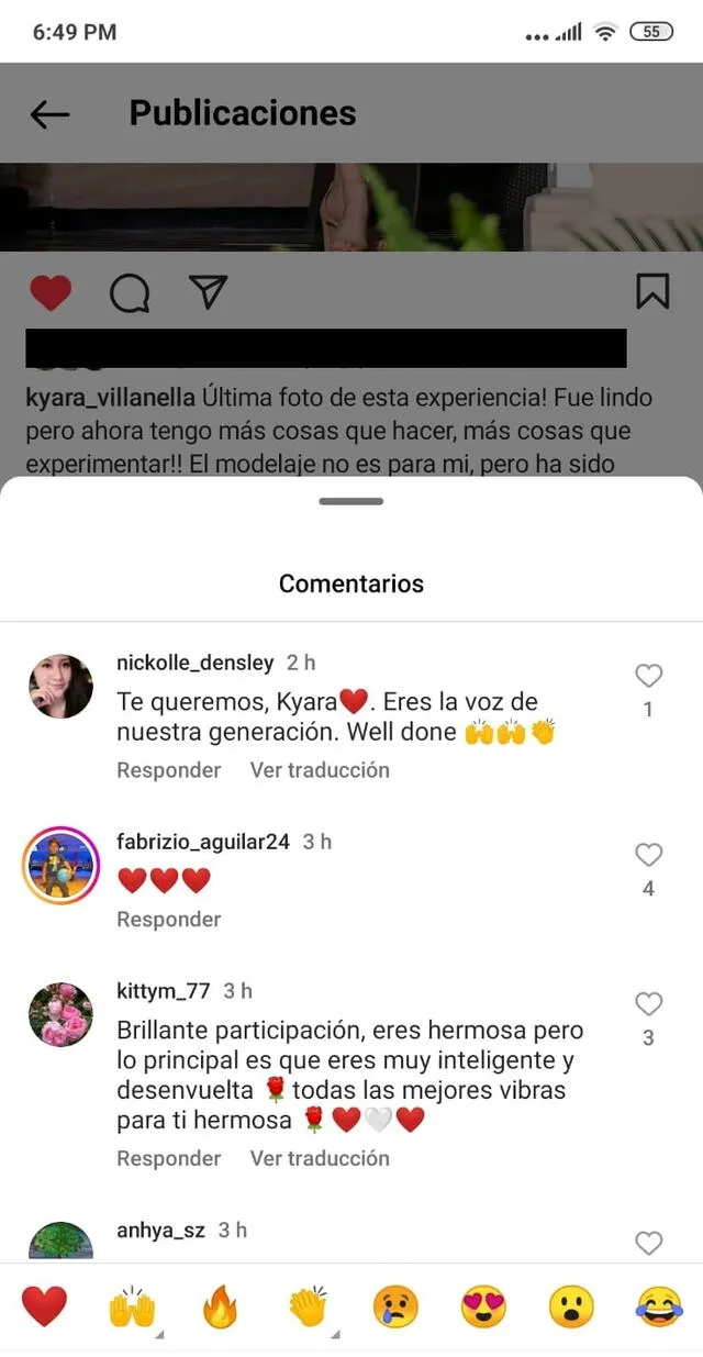 Kyara Villanella recibe el apoyo de quien sería su novio.