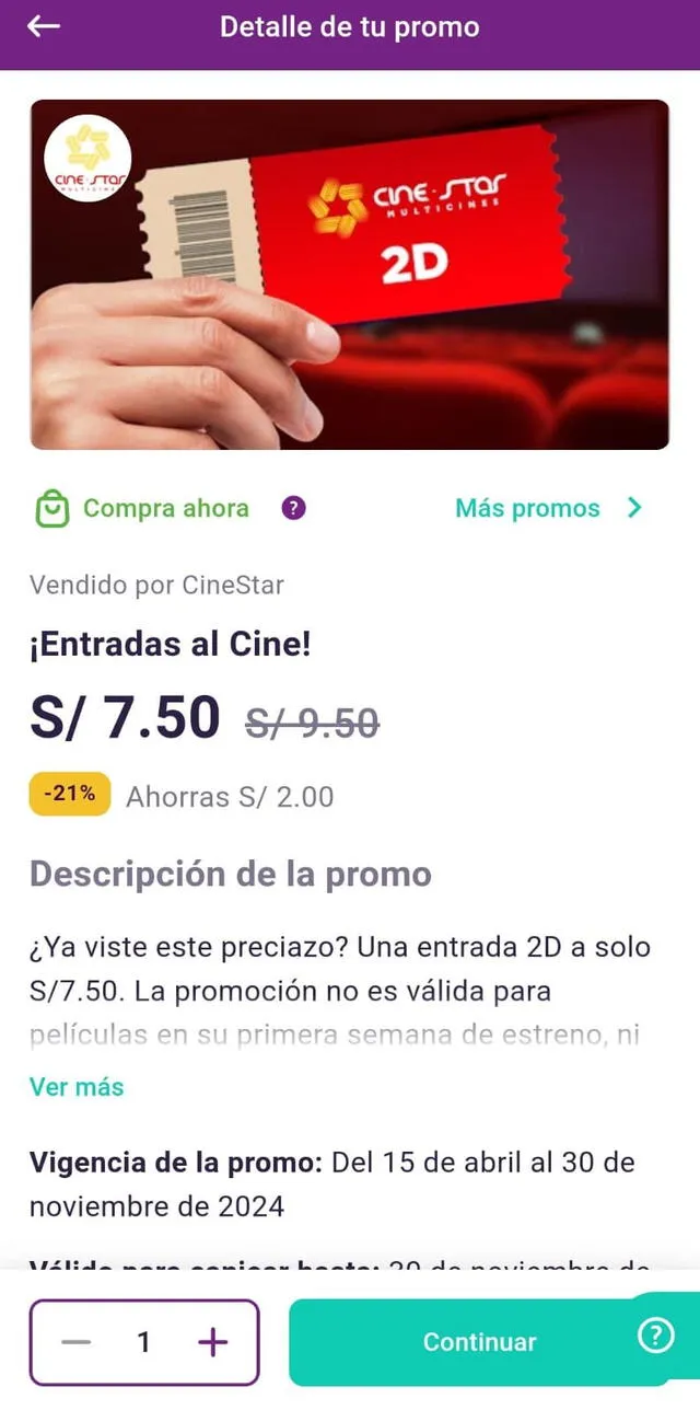 Cine a solo S/7.50 gracias a Yape: aprovecha el feriado largo y descubre cómo comprar