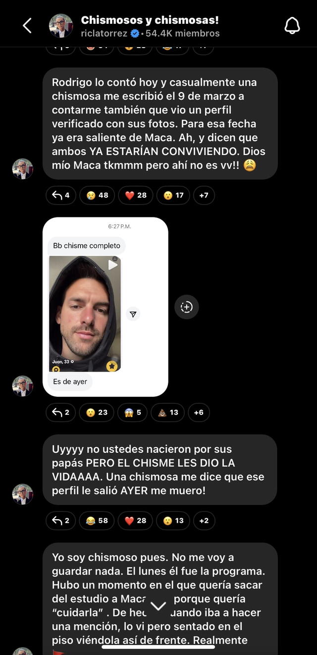 Ric La Torre y Rodrigo González encontraron cuenta con fotos de Juan Ichazo. / Fuente:Instagram Ric La Torre y Rodrigo González encontraron cuenta con fotos de Juan Ichazo. / Fuente:Instagram