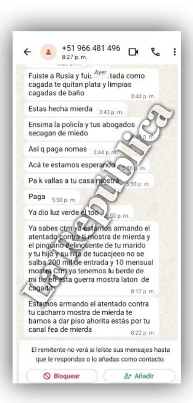 Magaly Medina Jefferson Farfan La Republica
