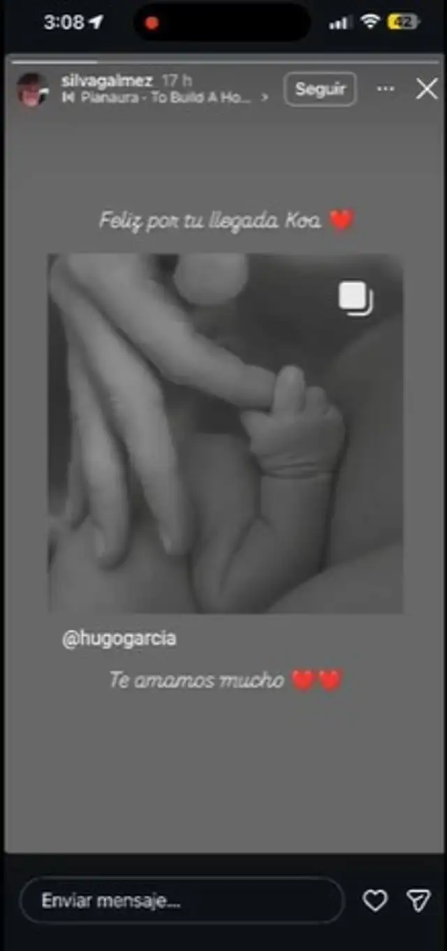 ¡SE LE DERRETÍA EL CORAZÓN! Mamá de Hugo García le da una cálida BIENVENIDA al pequeño Koa con emotivo mensaje: 