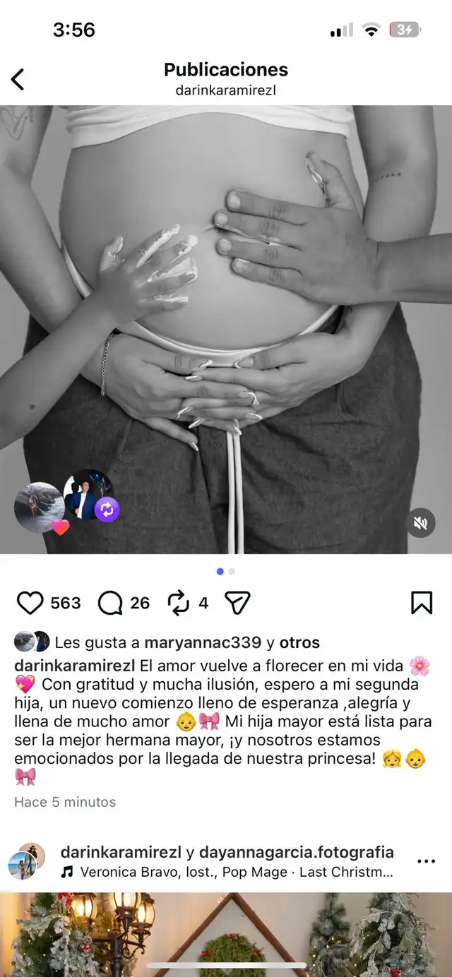  Darinka Ramírez deja en shock al anunciar su segundo embarazo 