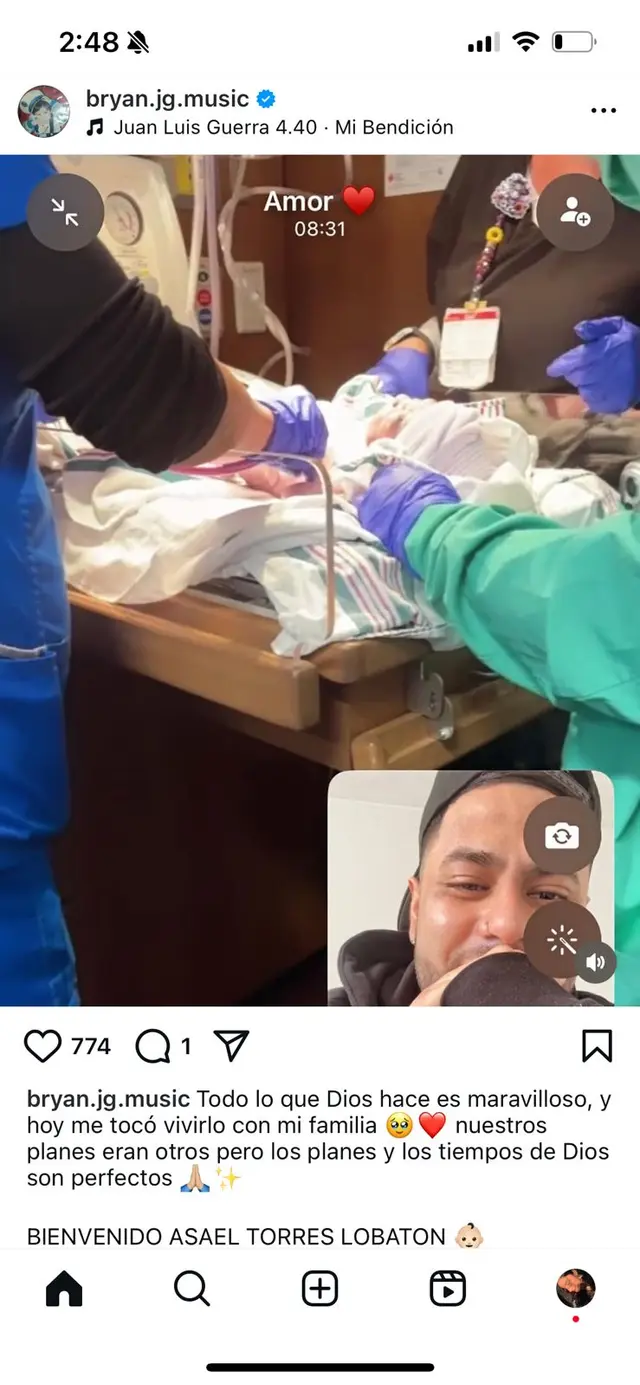 Samahara Lobatón da a luz a su tercer bebé en Estados Unidos 