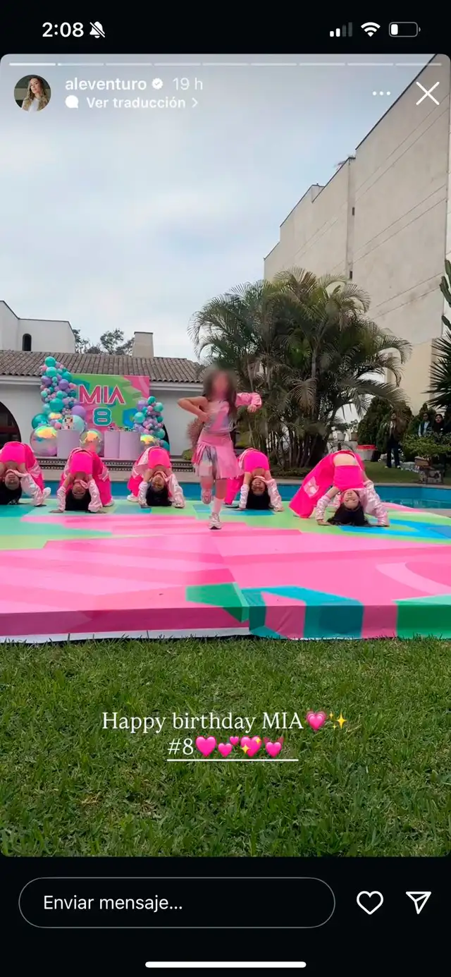  Exponen el verdadero trato que tuvo Ale Venturo con la hija de Melissa Paredes y Rodrigo Cuba en su cumpleaños 