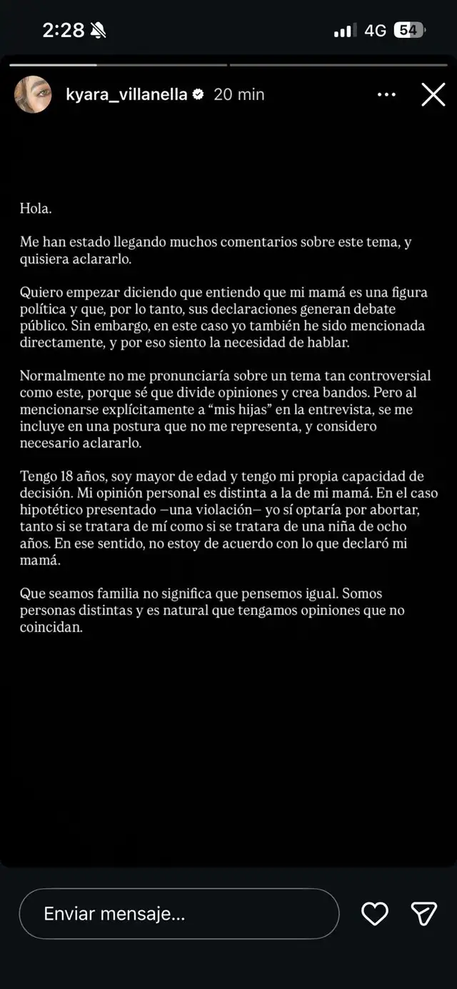  Hija de Keiko Fujimori la enfrenta por asegurar que tendría a bebé si sufre de abuso 