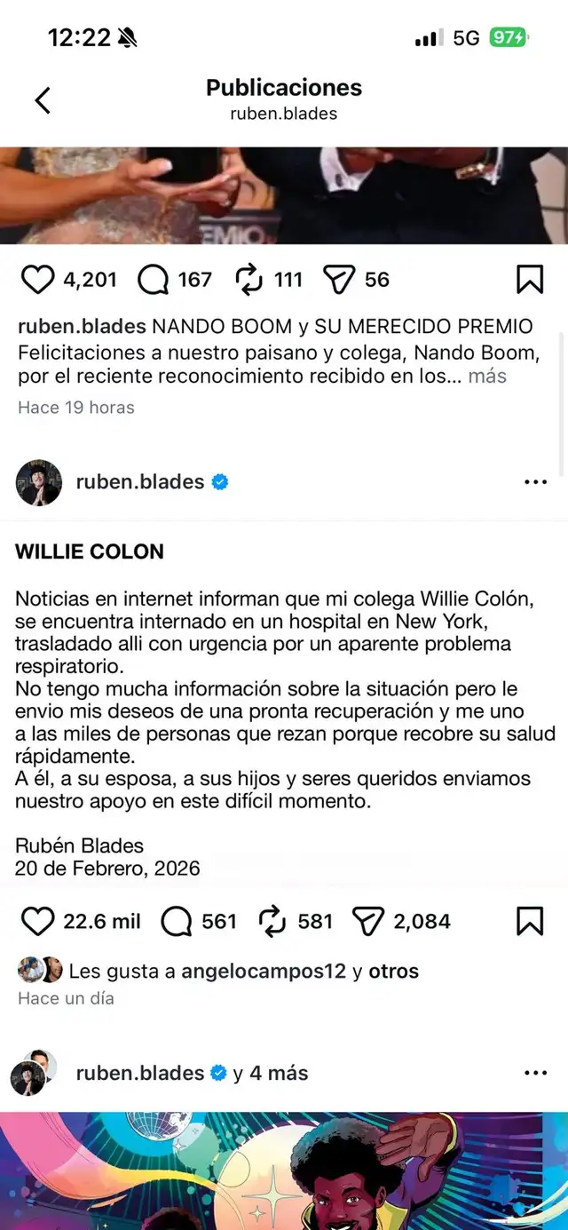 Willie Colón: ¿De qué falleció el LEGENDARIO músico salsero a sus 75 años de edad?